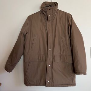 Buckingham Mens Size Medium Long Sleeves Zip Up Brown Jacket Vintage